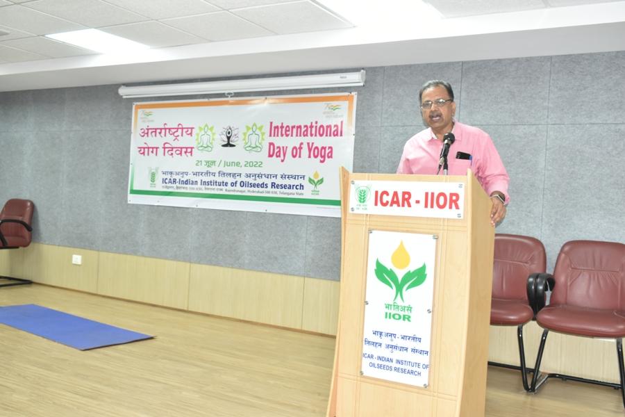 International Yoga day celebrations at IIOR on June 21, 2022